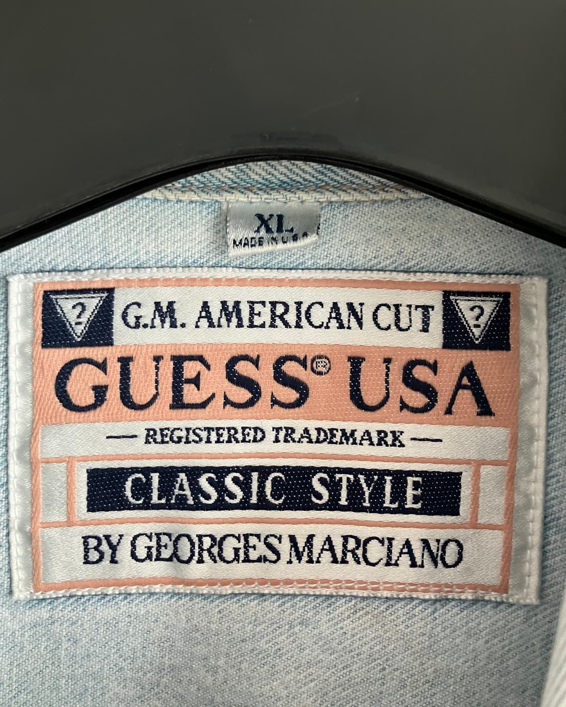 90s GUESS by Georges Marciano 데님 자켓 상품이미지7
