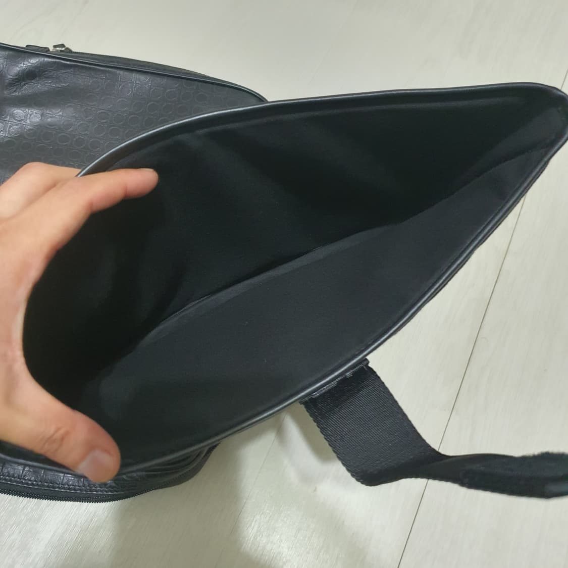 정품 페라가모 간치니 브리프케이스 서류가방 상품이미지9