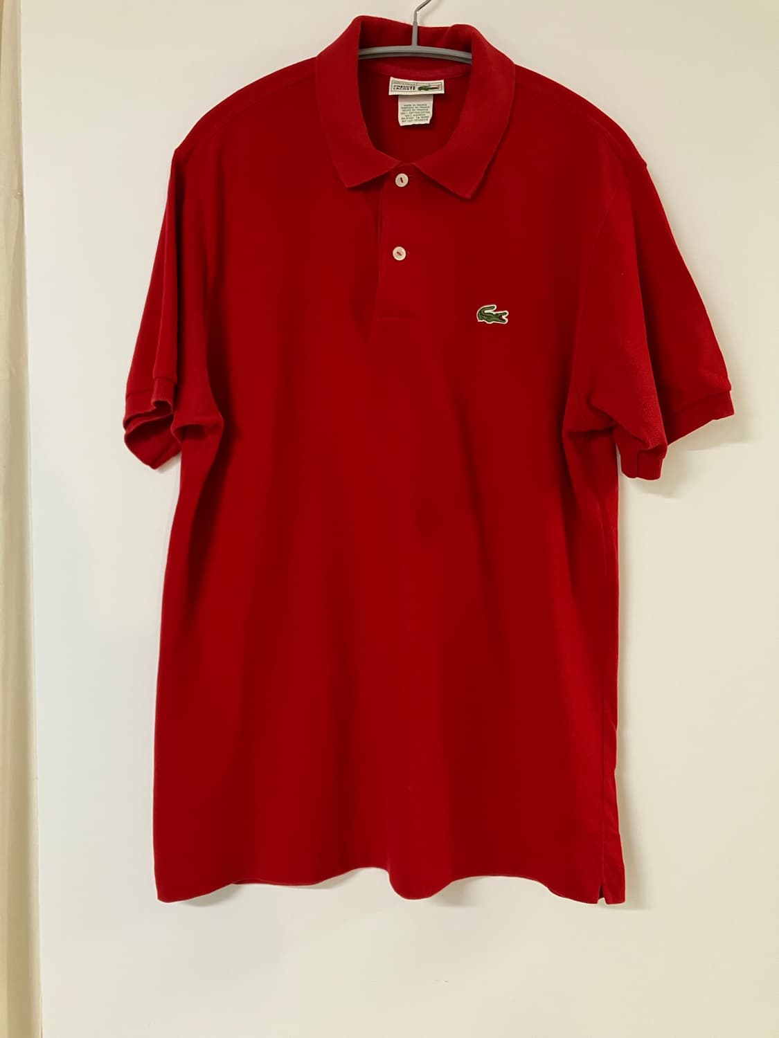 프랑스 LACOSTE 빈티지 반팔 폴로셔츠 상품이미지1