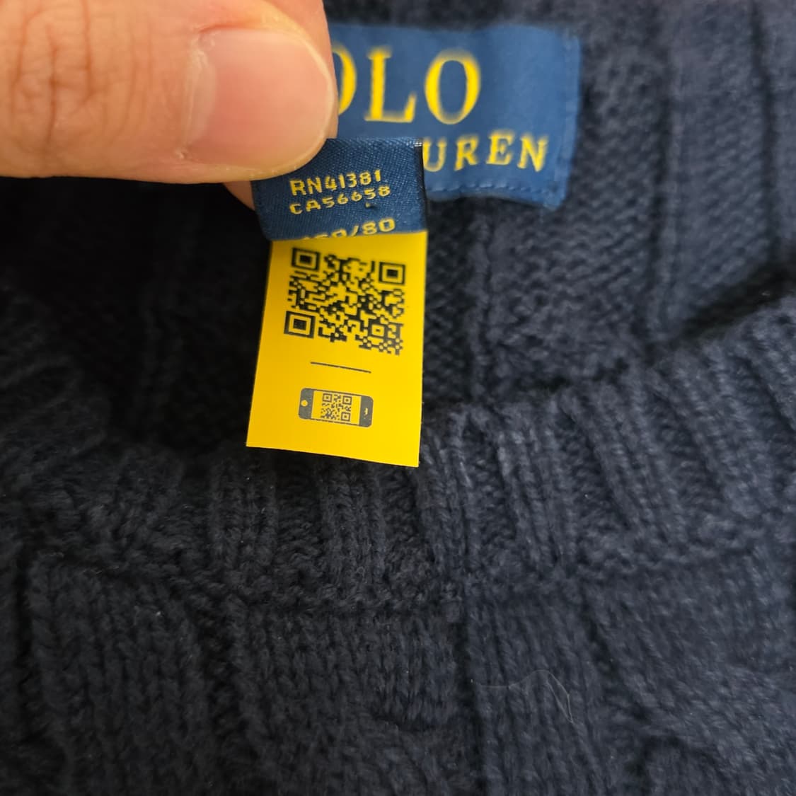 폴로 보이즈 스웨터 네이비 레드포니 L사이즈(55사이즈) 상품이미지6