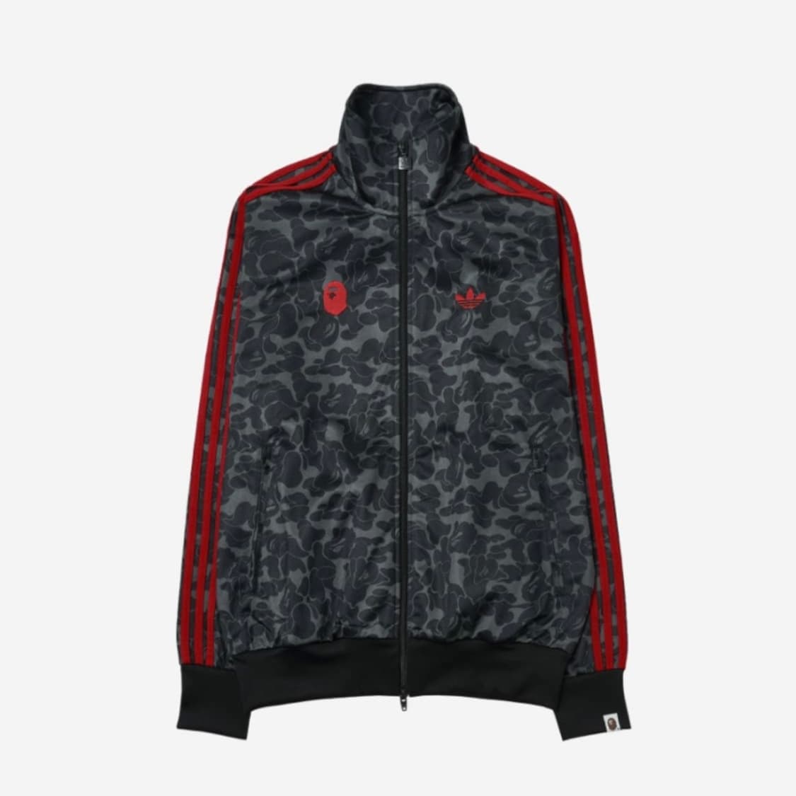 아디다스x베이프 올오버 프린트 트랙탑 Black us L 상품이미지1