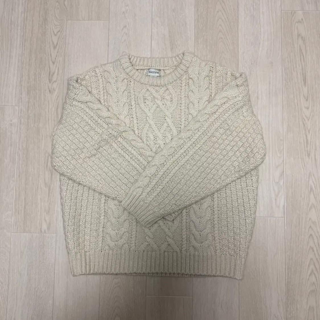 (시엔느) old father sweater cream S사이즈 상품이미지4