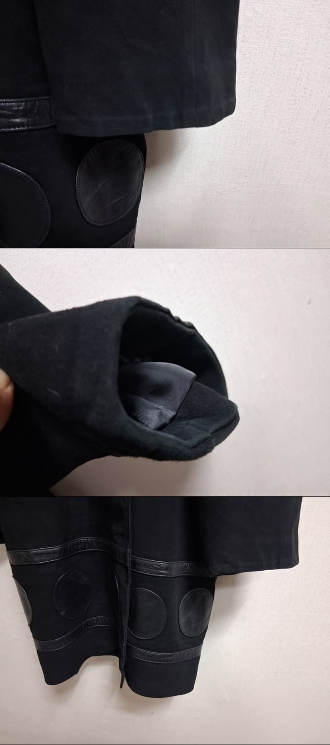 TENOROC 양가죽가죽코트 케이프큰카라 양가죽스웨이드 코트 77 42  상품이미지7