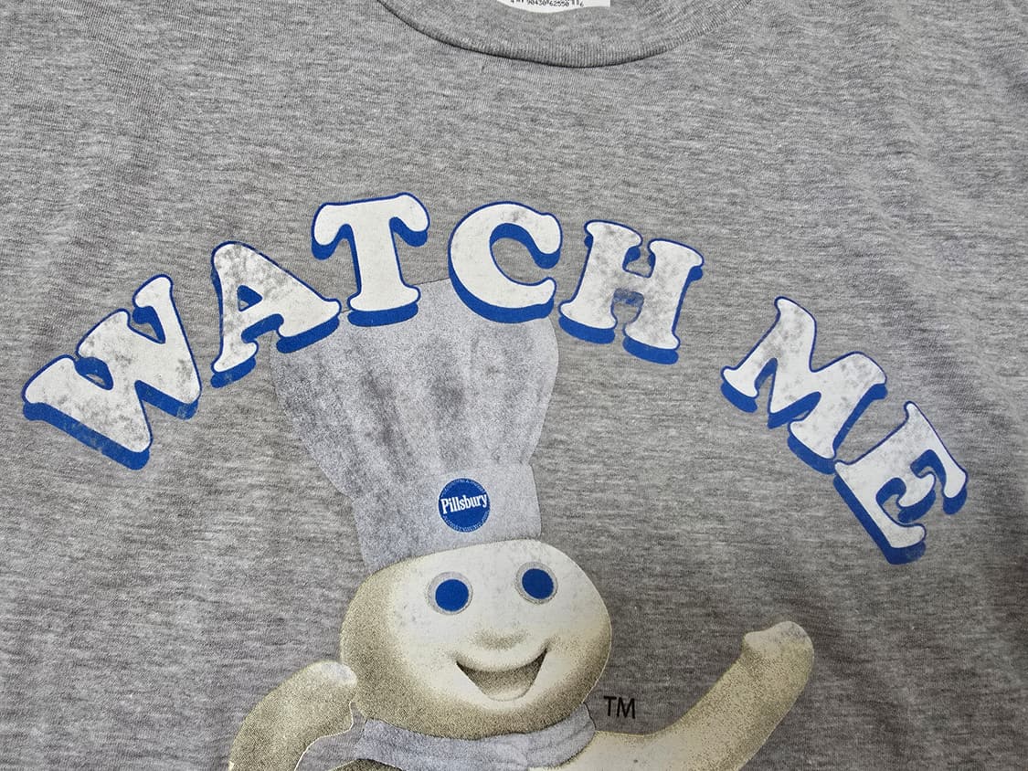 90s 빈티지 필스버리 도우보이 Doughboy 반팔 티셔츠 L 상품이미지2