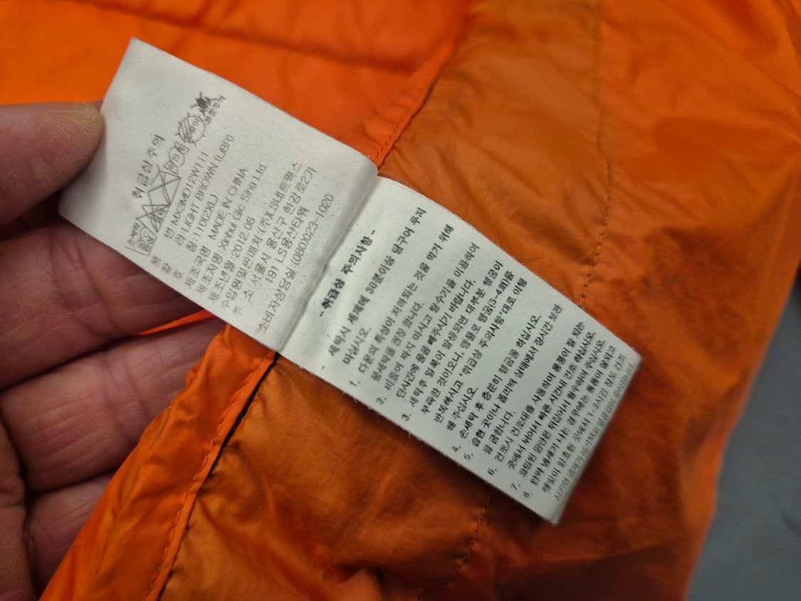 몽벨 ex800 구스다운 경량 패딩 상품이미지8