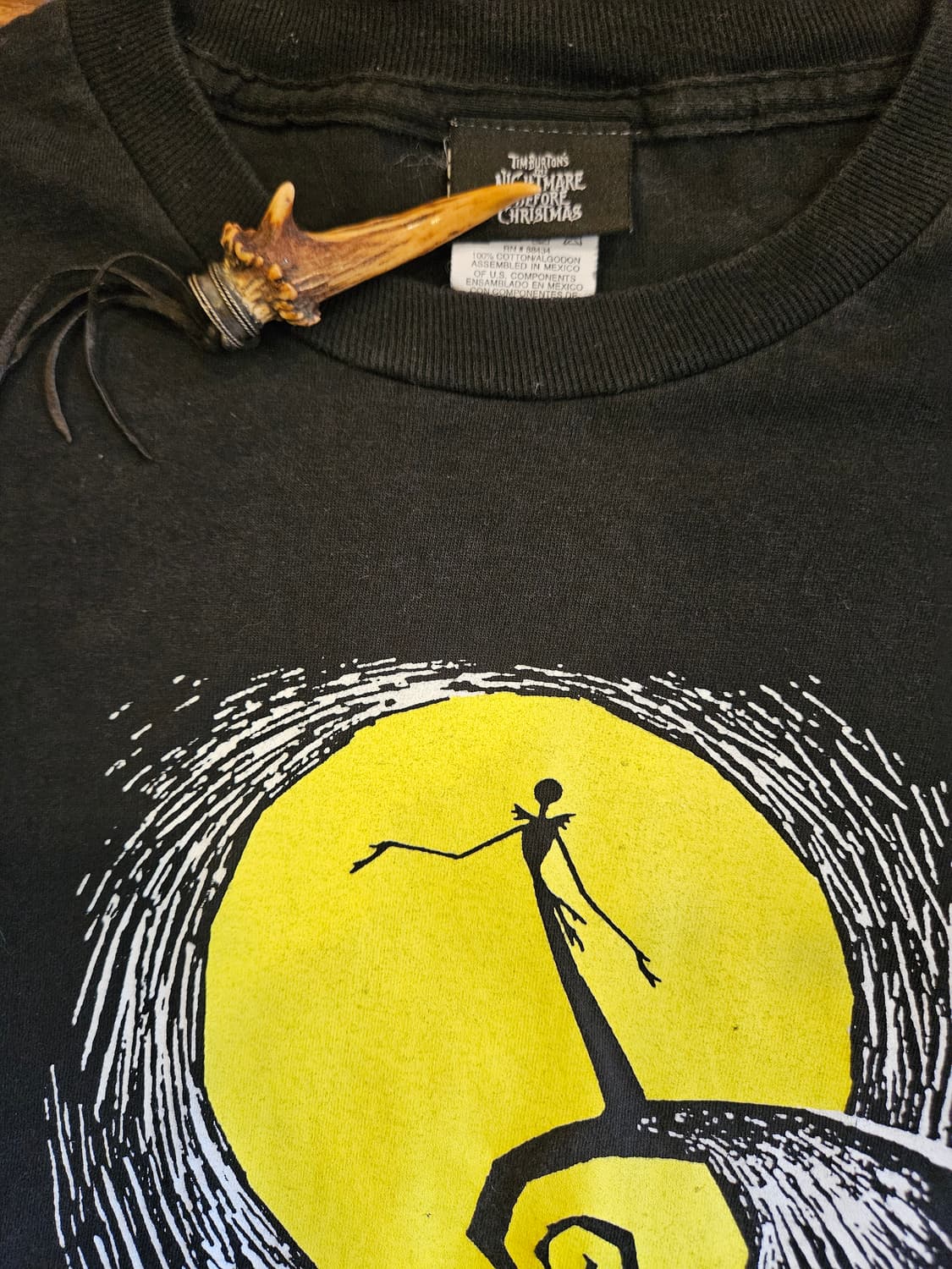 90s 빈티지 크리스마스의 악몽 티셔츠 상품이미지3