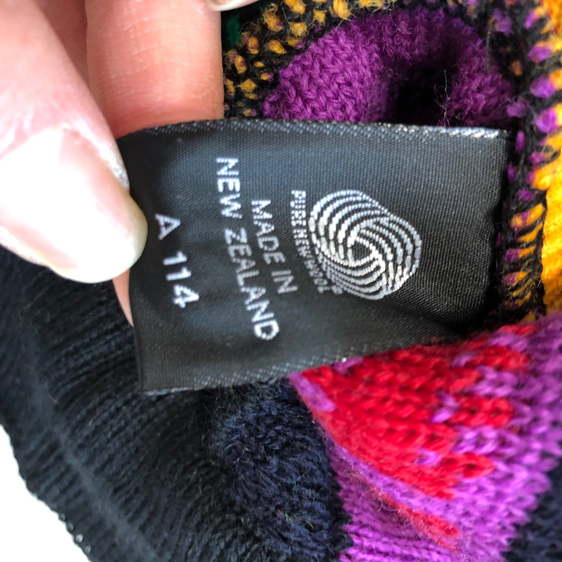 뉴질랜드 울 쿠지패턴 니트 가디건 상품이미지6