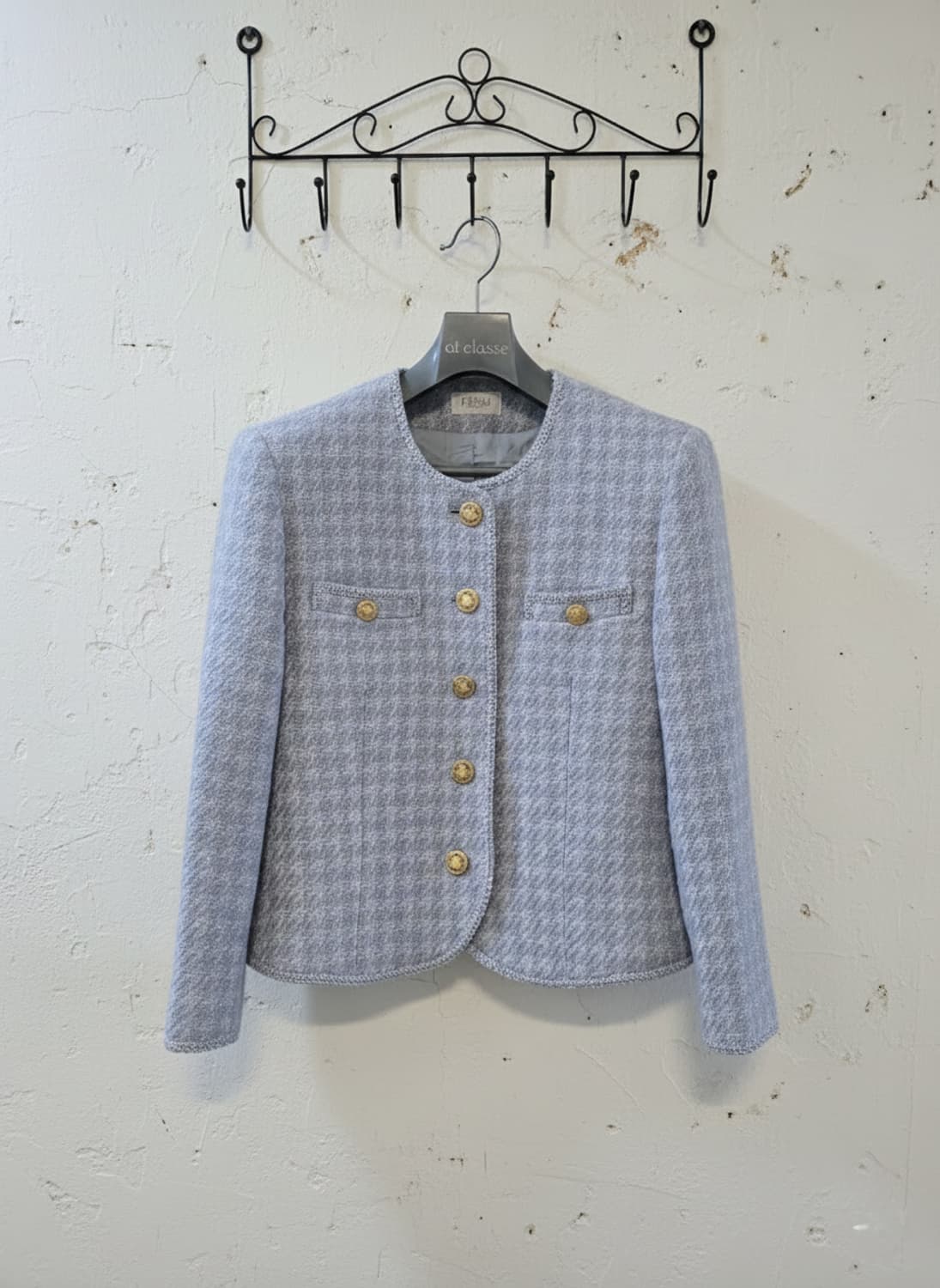 Japan vtg Plidoul 트위드 자켓 66 상품이미지1