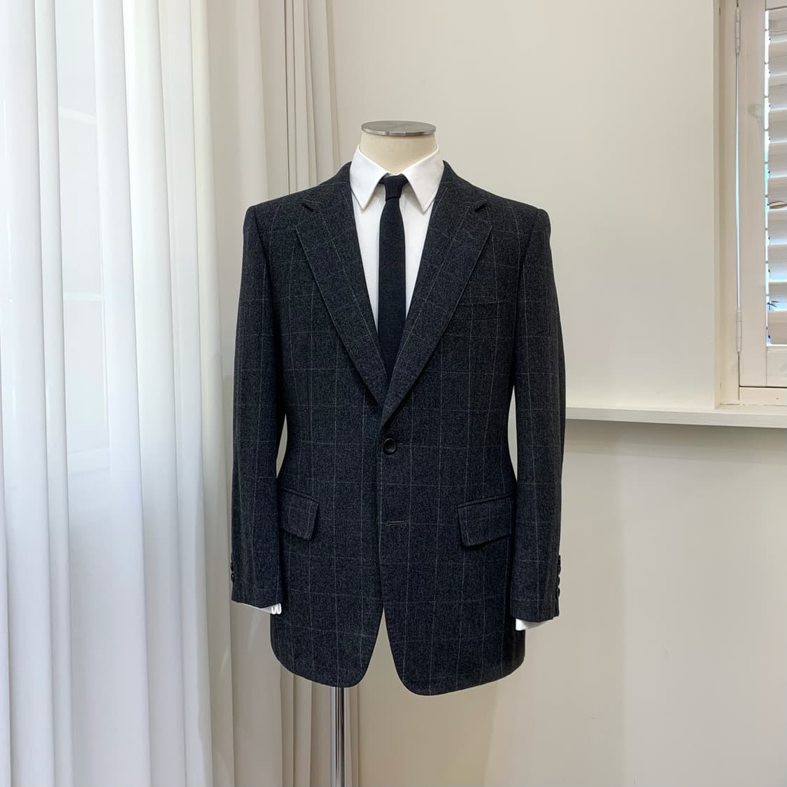 Turnbull Asser Renown 빈티지 플란넬 윈도페인 자켓 상품이미지2