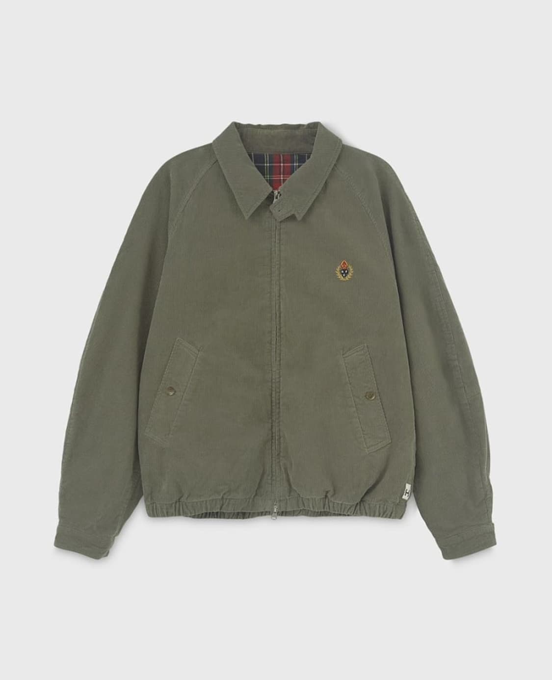 헤리티지플로스 코듀로이 블루종 자켓 카키 상품이미지1