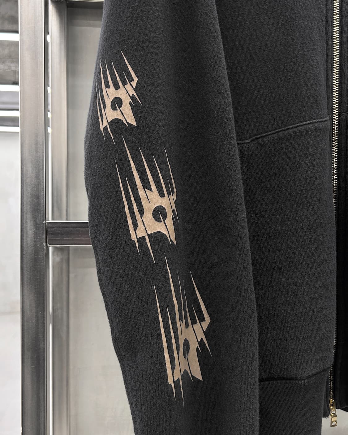 베이프 00s 닌자 마스크 풀집업 스웻 후디 블랙 상품이미지3