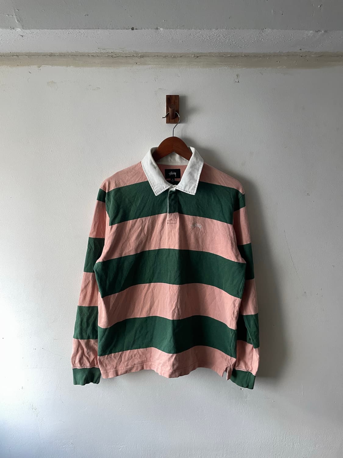 스투시 스트라이프 럭비 티셔츠 상품이미지2