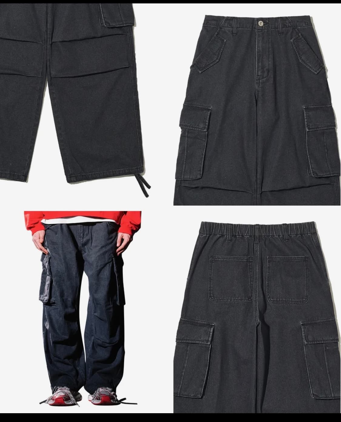 빅유니온X깡 콜라보 데님 카고팬츠 상품이미지3