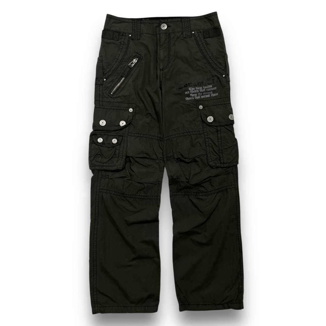 CRUX utility cargo khaki y2k pants 상품이미지1