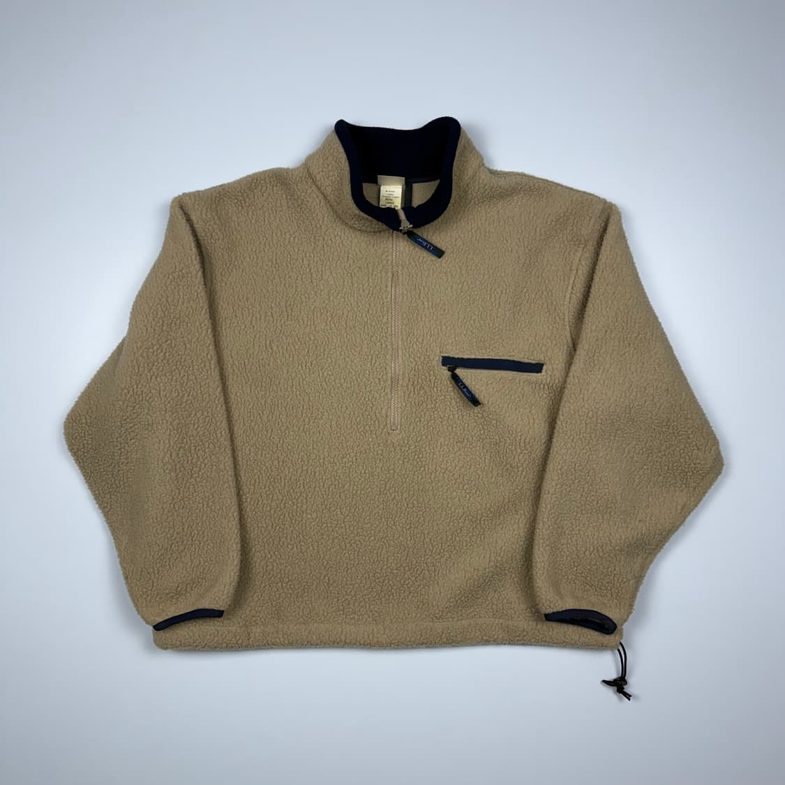 (110) 80s 엘엘빈 플리스 풀오버 내추럴 상품이미지1