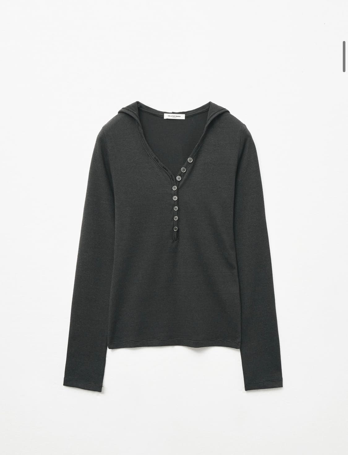 헬레네파리스 후디 버튼 다운 롱슬리브  상품이미지3