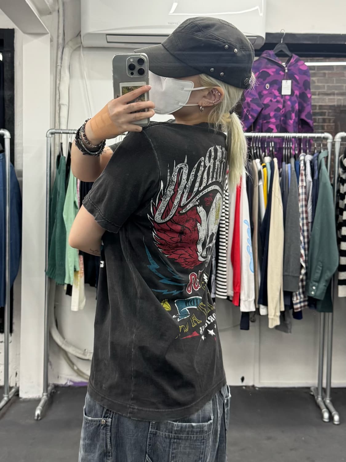 버커루 Y2K 프린팅 티셔츠 상품이미지3