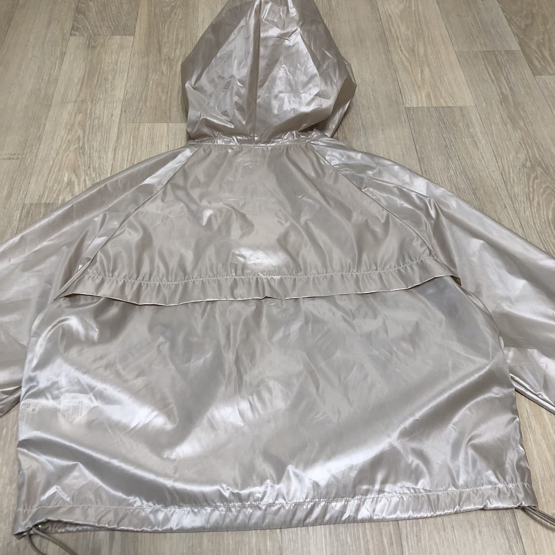 (우먼스 M) 새상품 마리떼 프랑소와 저버 시어 나일론자켓 라이트 베이지 상품이미지7