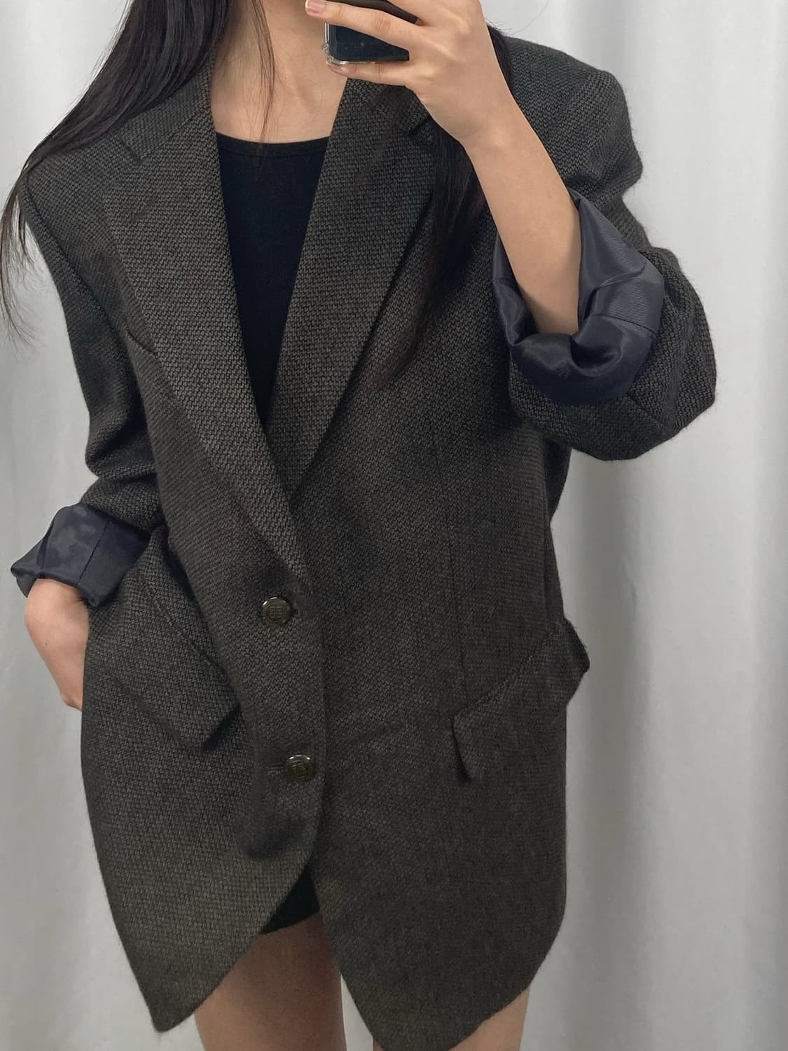 지방시 알파카 울 블레이저 자켓 상품이미지1