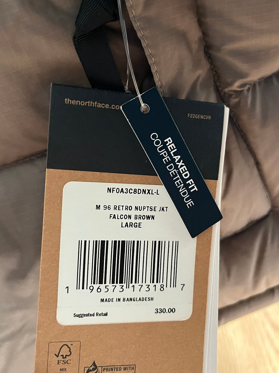 노스페이스 1996 레트로 눕시 팔콘 브라운 상품이미지3