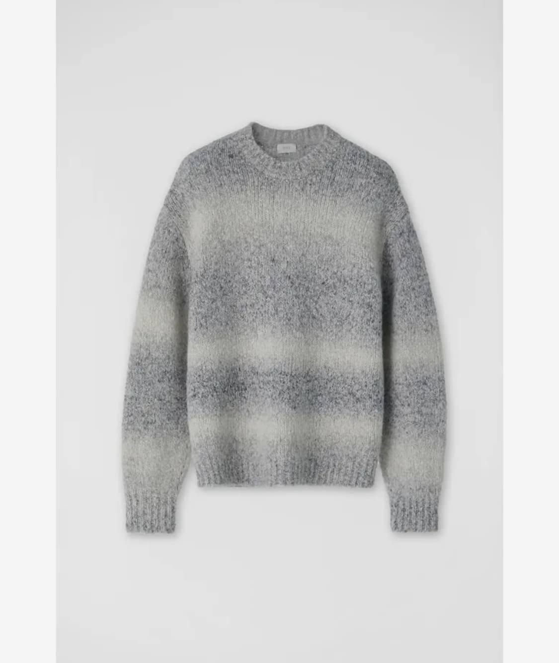 coor 쿠어 알파카 그레디언트 스웨트 니트 라이트그레이 M 상품이미지7