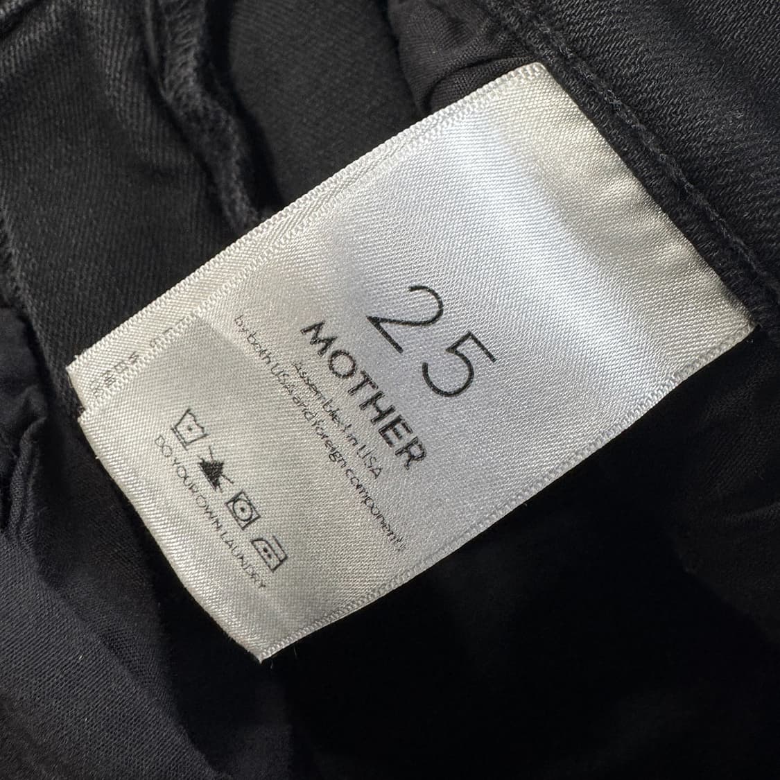 마더 허슬러 앵클 프레이 블랙 데님 진 (25) 상품이미지5