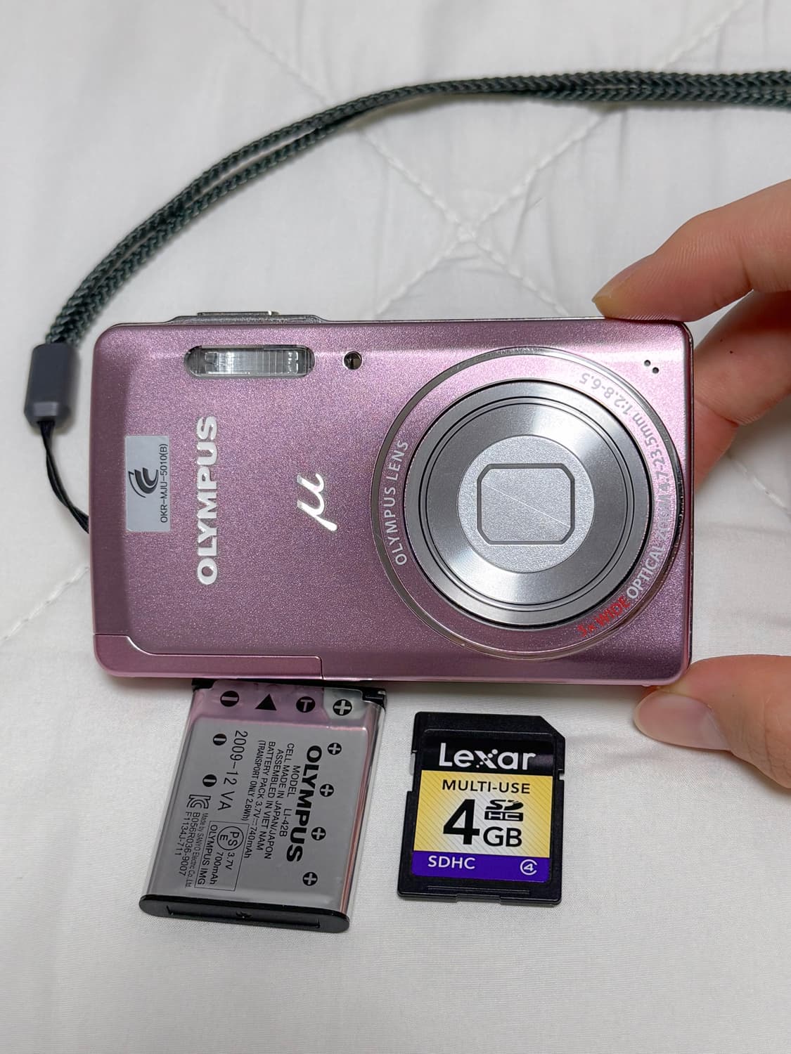 [작례O] 올림푸스 뮤 5010 핑크 카메라 상품이미지1