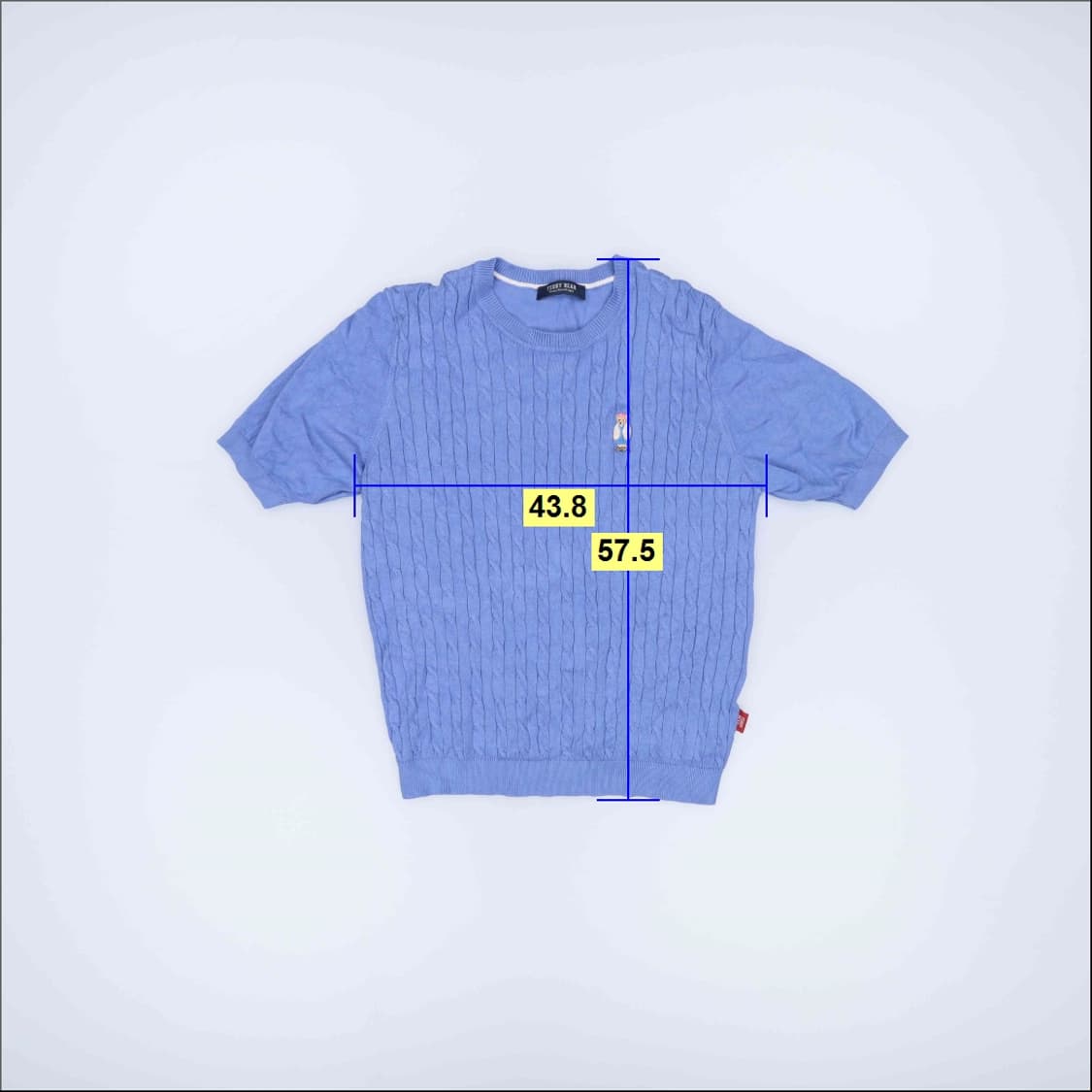 90 신형 테디베어 여성 반팔니트 0421H1 상품이미지5