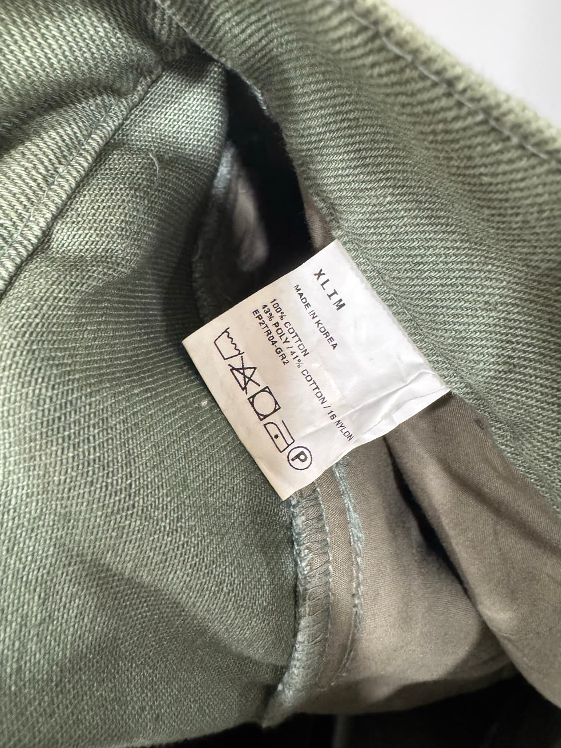 xlim 엑슬림 EP.2 04 trousers green 상품이미지7