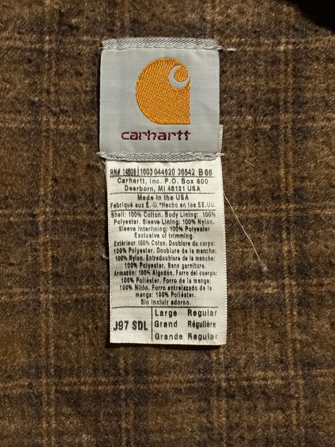 칼하트 디트로이트 J97 SDL L/R USA🇺🇸 상품이미지6