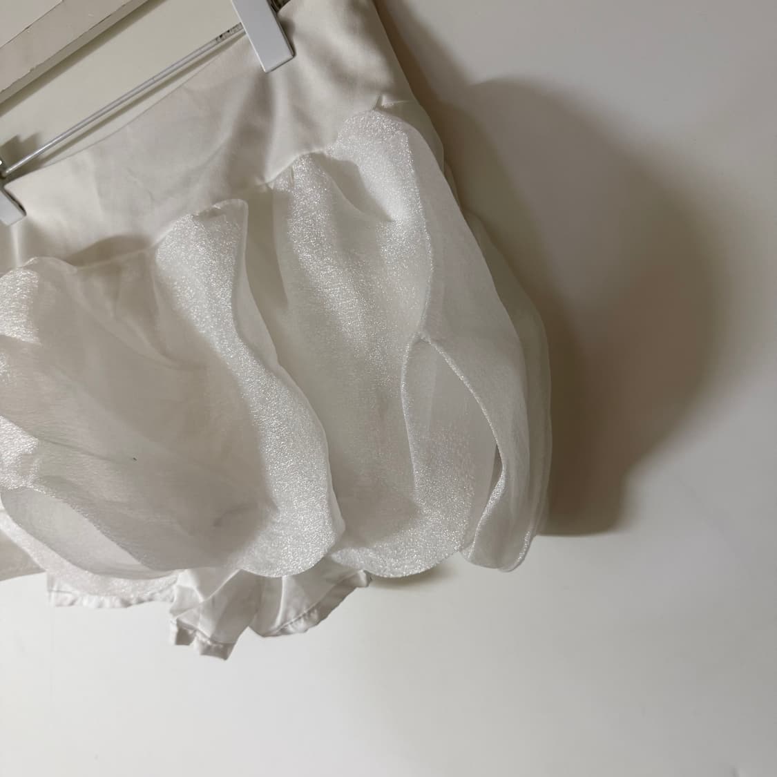 새상품 여자 쉬폰 펌킨 미니스커트 상품이미지3