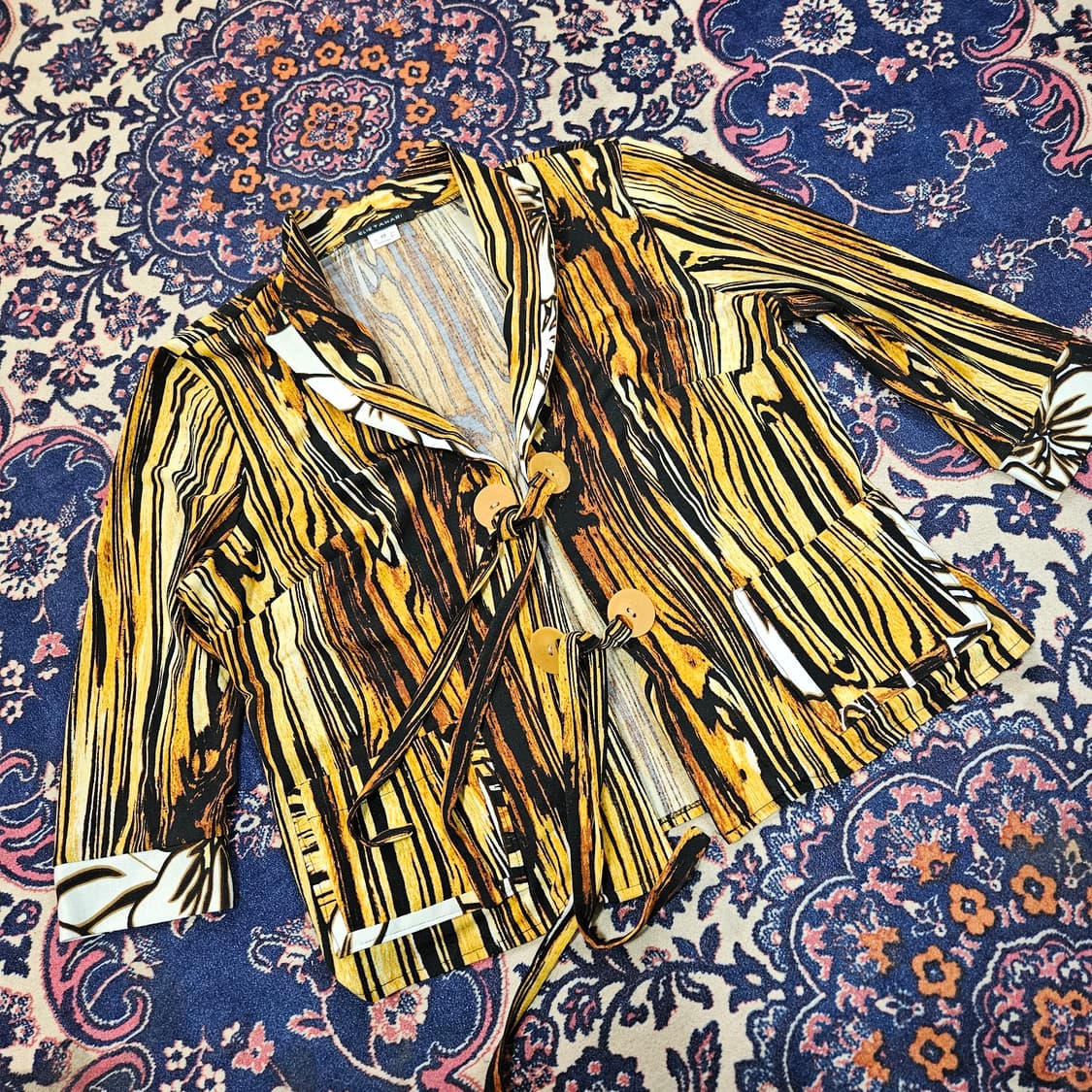 엘리 타하리(Elie Tahari) 비스코스 호피 자켓 상품이미지5