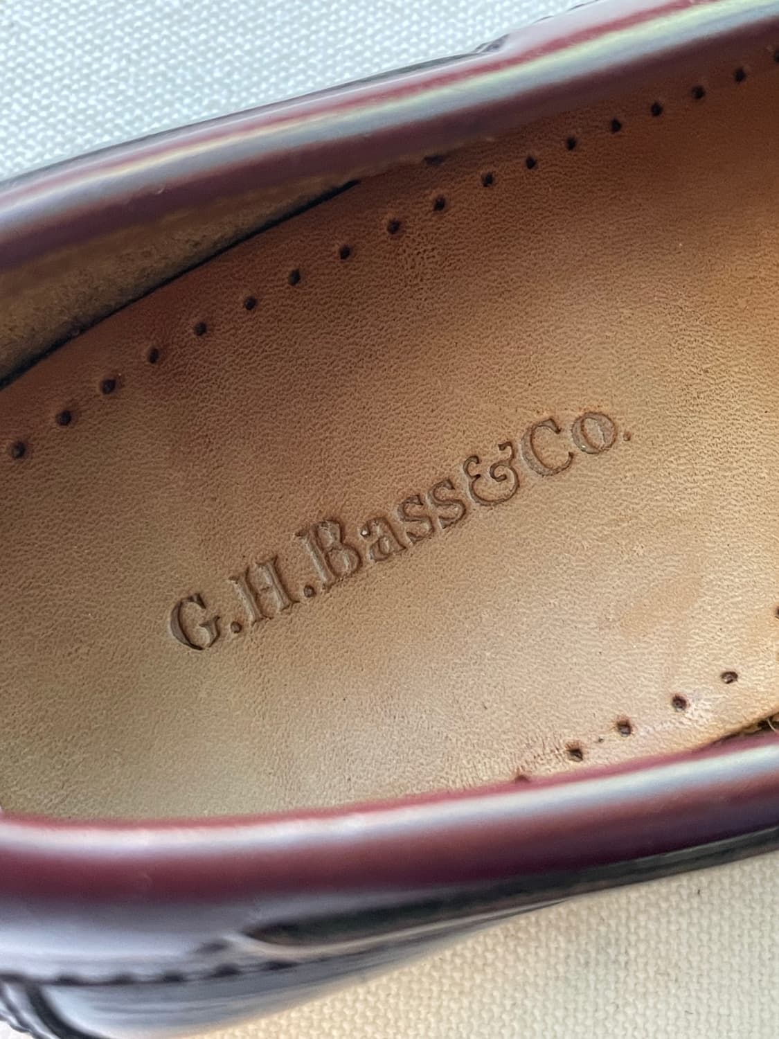 G.H. Bass / 지에이치 바스 테슬 로퍼 가죽 구두 / 다크 버건디 상품이미지3