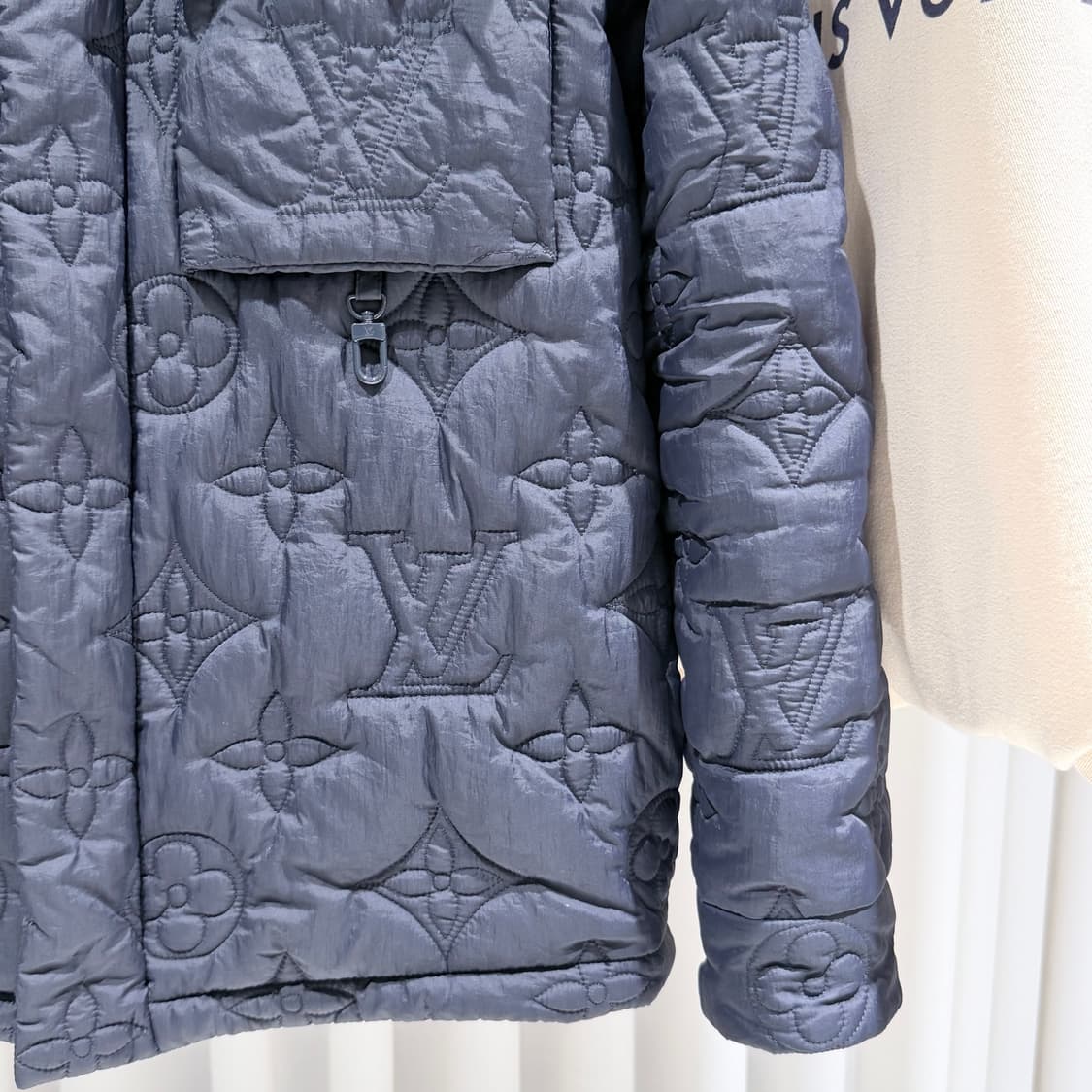 (A+/50) / 루이비통 모노그램 라이트 패디드 블루종 퀄팅 패딩 자켓 상품이미지5