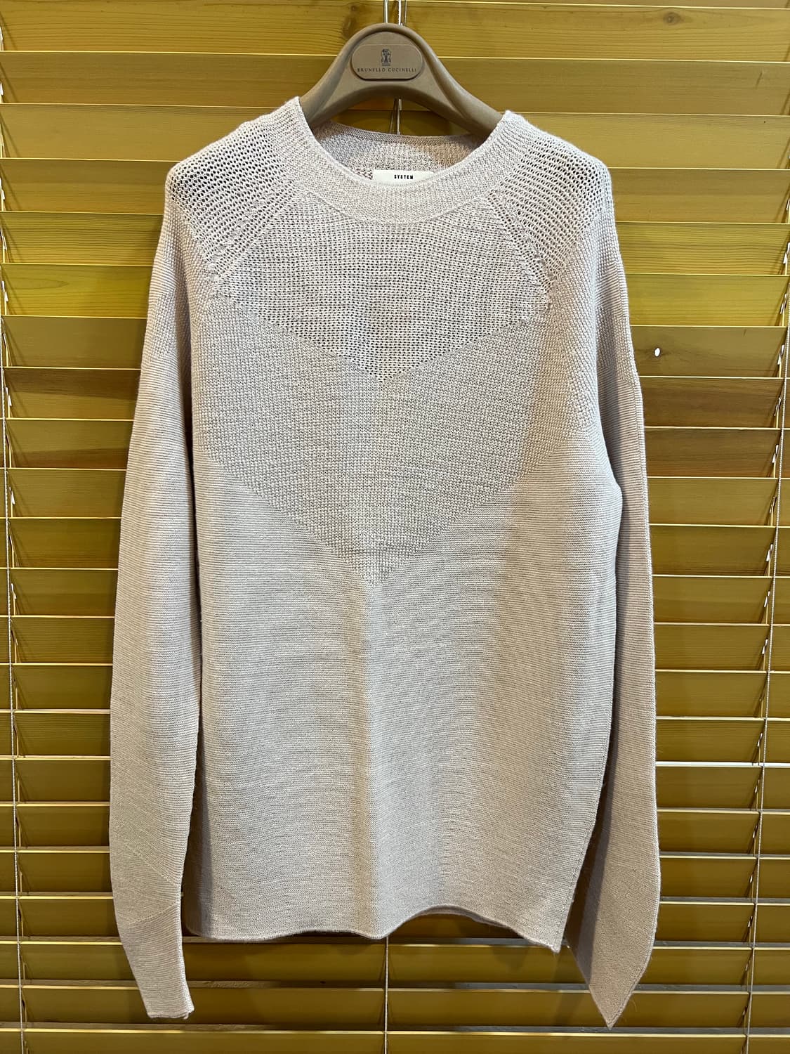 시스템 여성 인디핑크 알파카니트라운드니트 상품이미지2