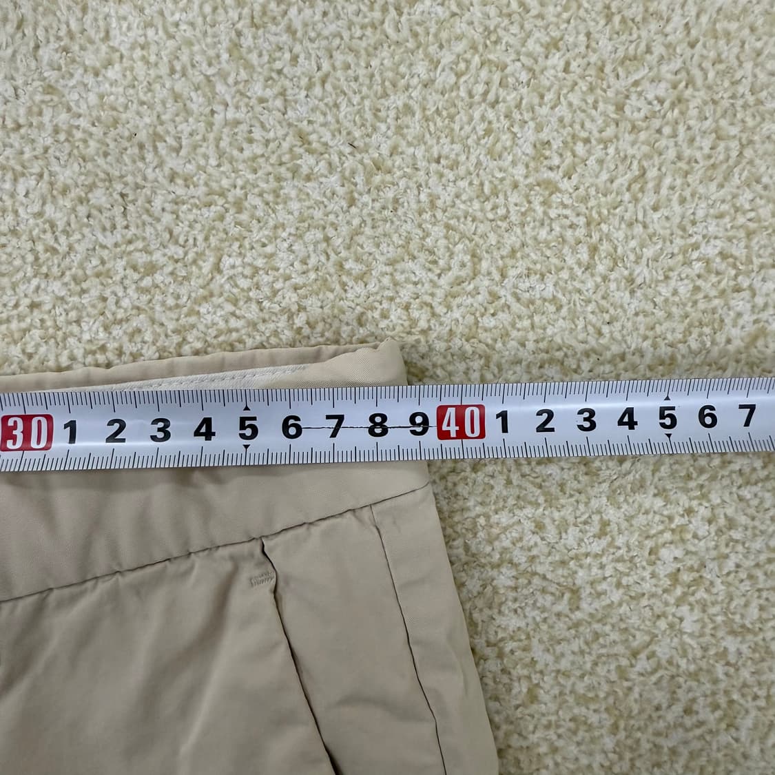 [78] 헤지스 베이지 코튼 치노팬츠 0108T1 상품이미지6