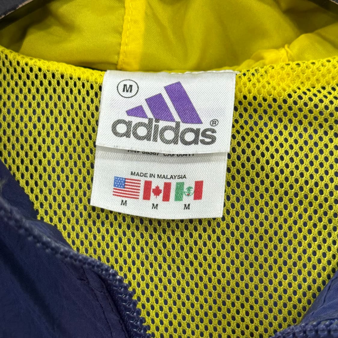 아디다스 배색 아노락 키즈M 상품이미지4