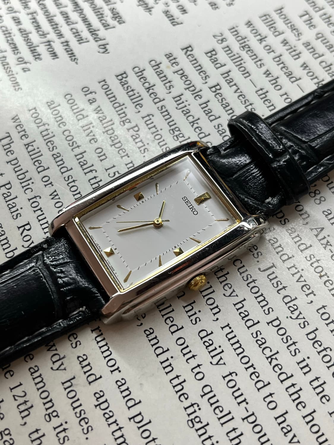 Seiko Tank Quartz V701-5E30 (1995) 상품이미지2