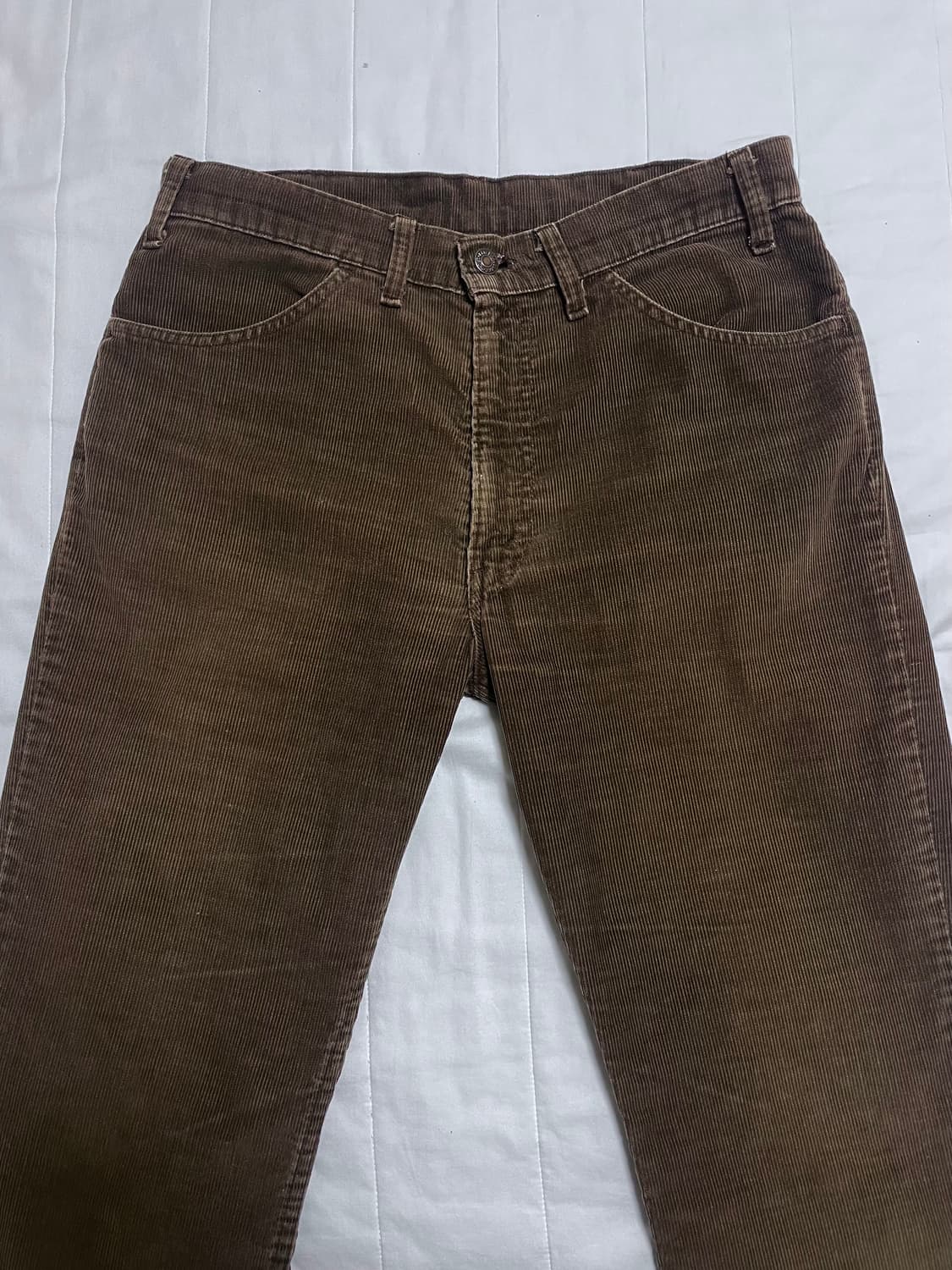 리바이스 70s 646 코듀로이 벨바텀 브라운 부츠컷 517 상품이미지1