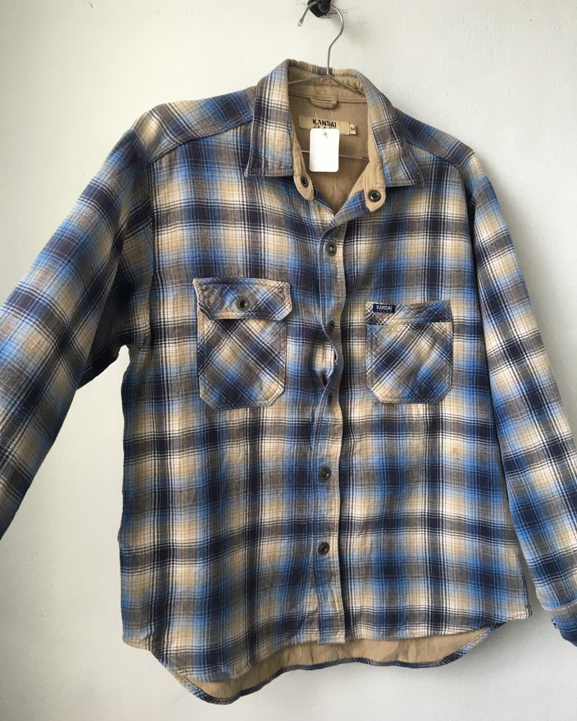 Kansai jeans check pattern shirt 상품이미지4