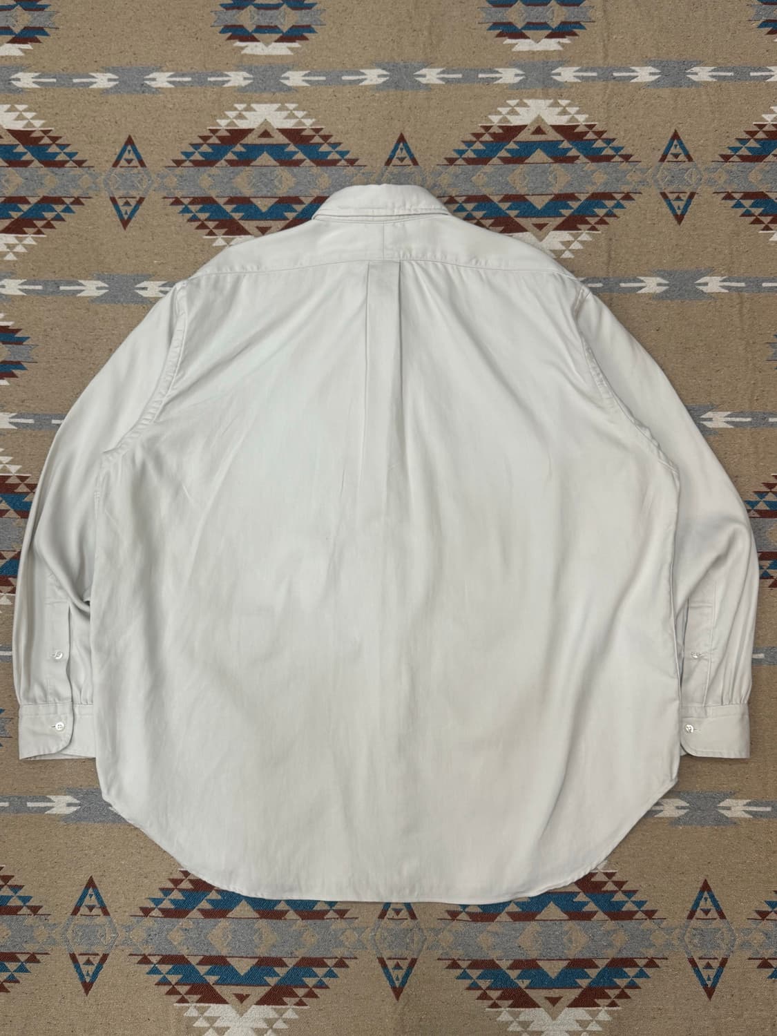 [3] 아프레쎄 더블 위브 트윌 레귤러 칼라 셔츠 에크루 - 25SS 상품이미지4