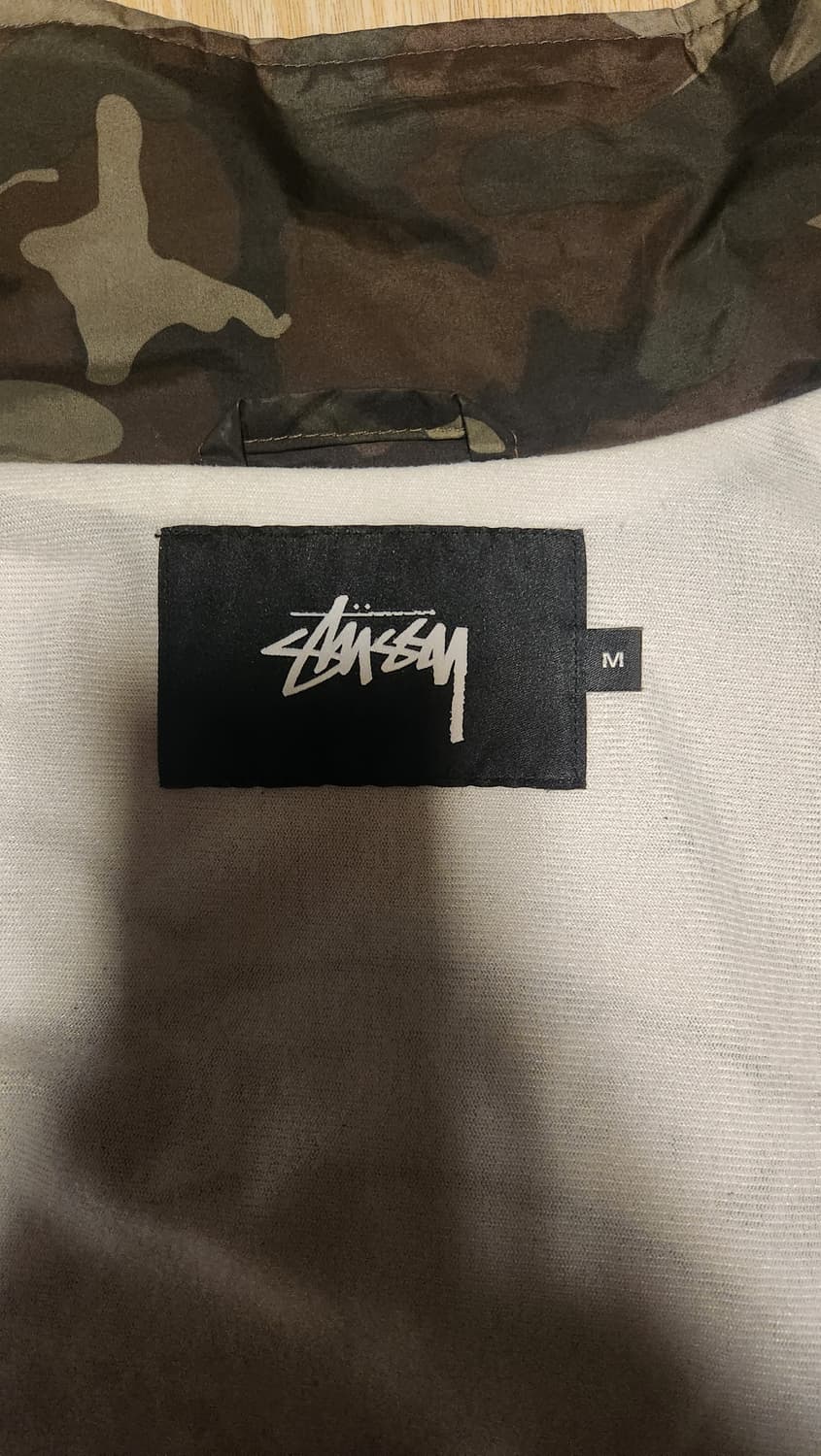 STUSSY camouflage coach jacket 상품이미지5