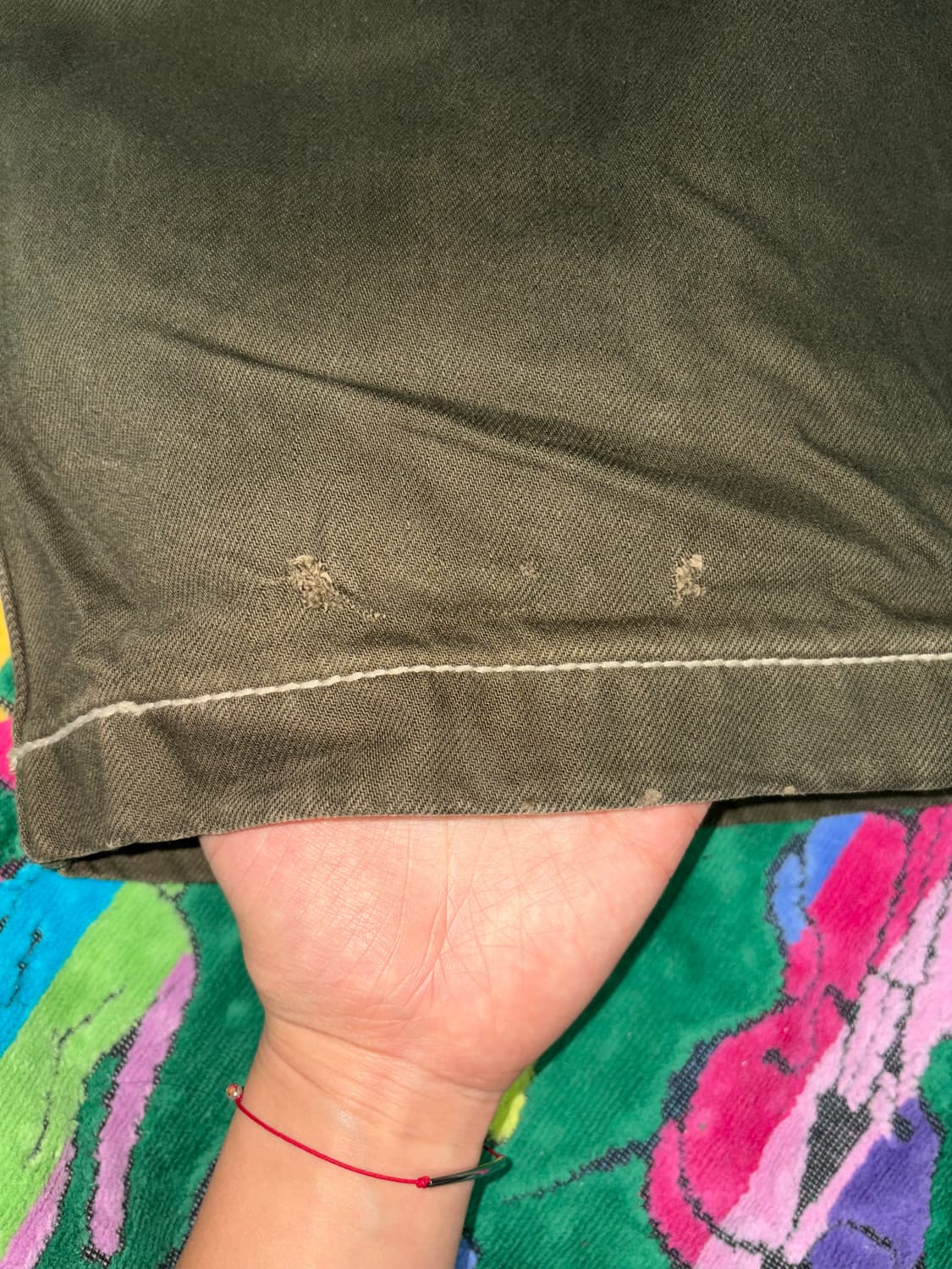 유니클로 x JW앤더슨 와이드핏진(다크그린) 상품이미지3