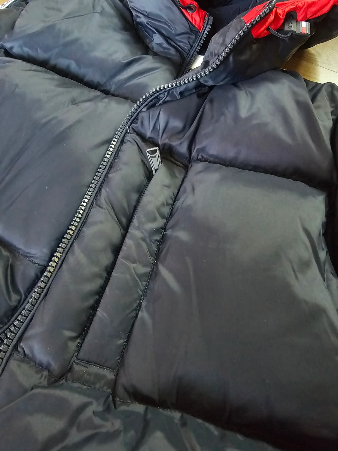 정품/s) 타미힐피거 네이비 패딩 상품이미지3