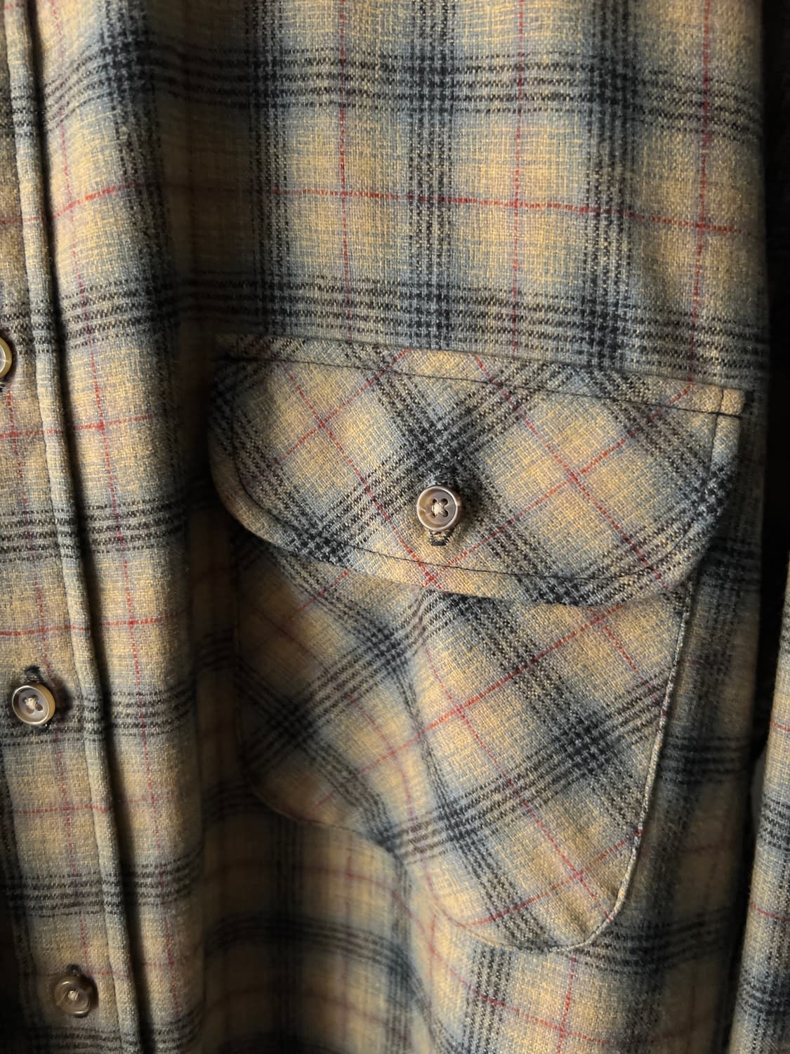 [2XL]펜들턴 USA 오버핏 버진 울 플란넬 체크셔츠 상품이미지3