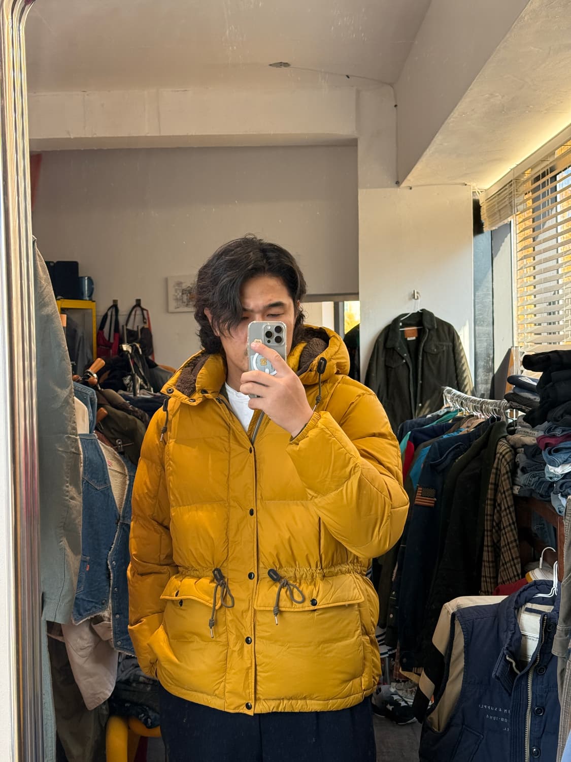 RRL Quilted Hood Padding Yellow XL 상품이미지7