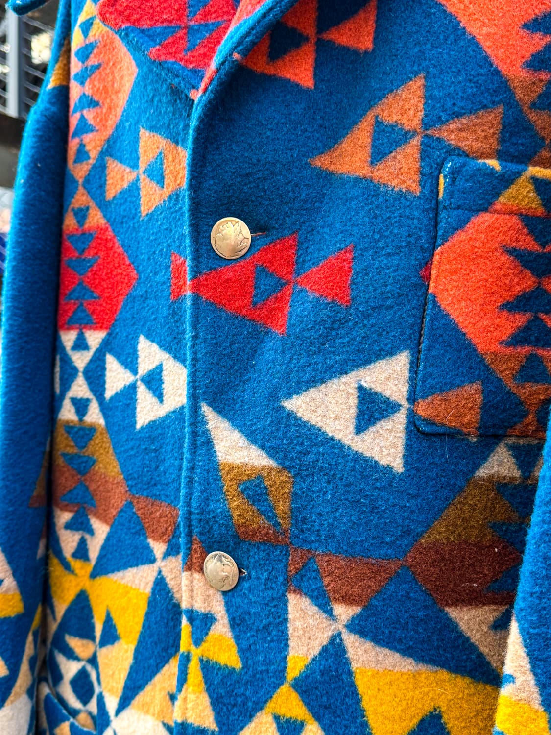 Native Pattern Wool Outdoor Jacket 상품이미지3