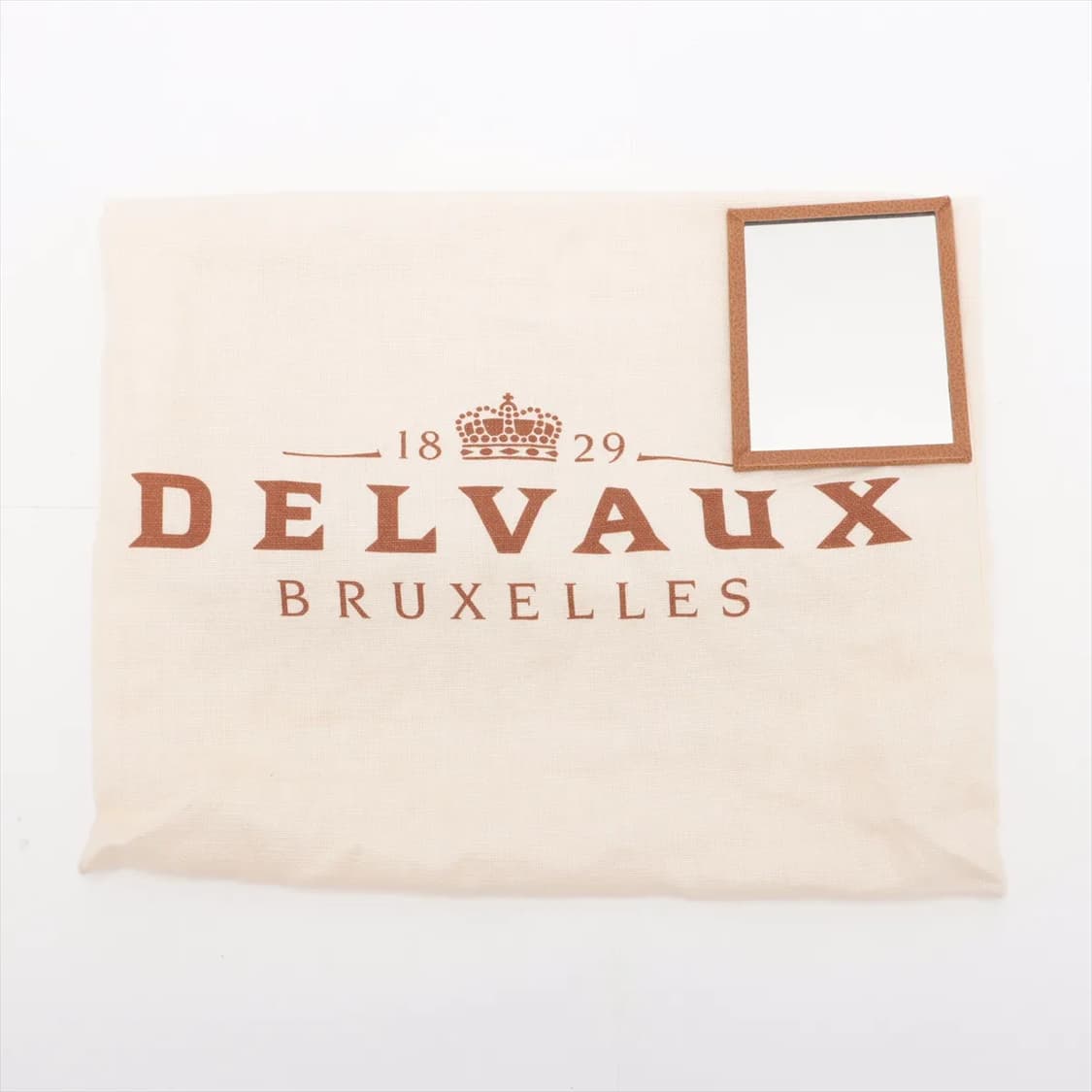 델보 크로스 메신저백 골드 D로고 브라운컬러 거울포함 상품이미지9