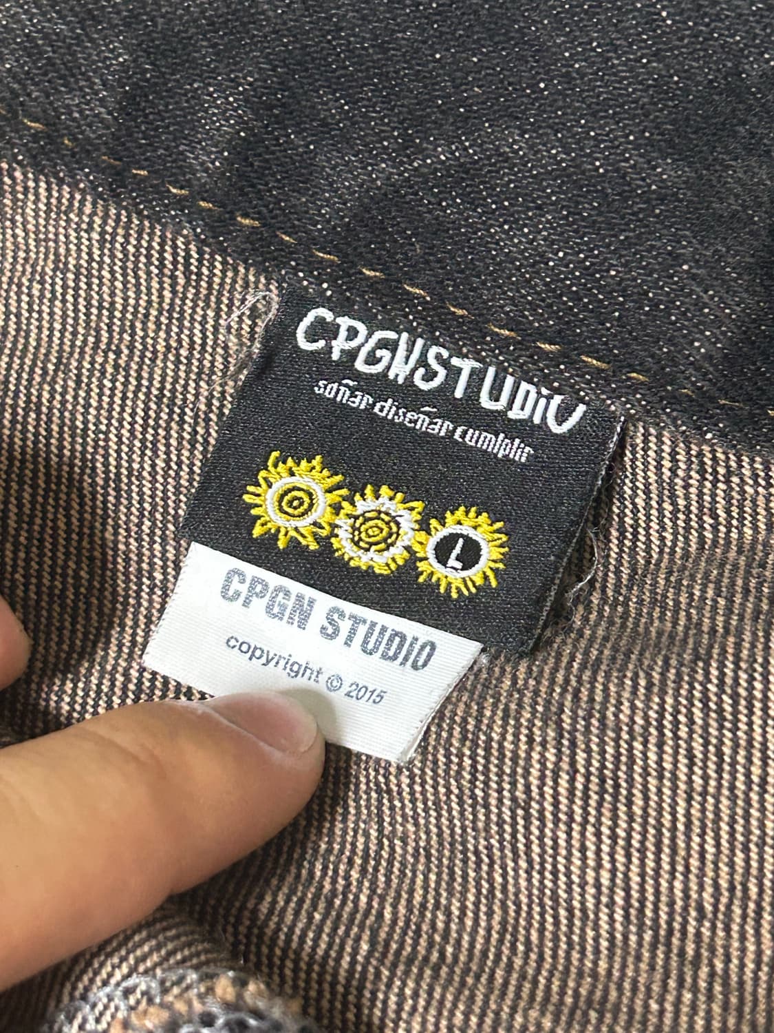 꼼파뇨 흑청 데님 청바지 상품이미지3