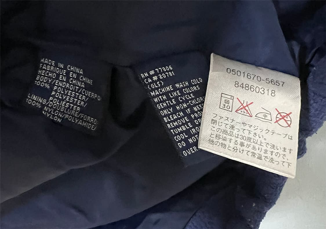 타미힐피거 90's 남자 후리스점퍼 추동 오버핏 L 100  상품이미지5